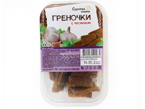 Сурские гренки с Чесноком (100 гр) в Нефтеюганске