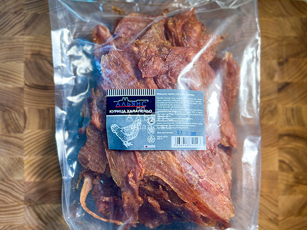 Мясо (АЛЬЯНС) вяленое курица 500гр "С халапеньо" в Нефтеюганске