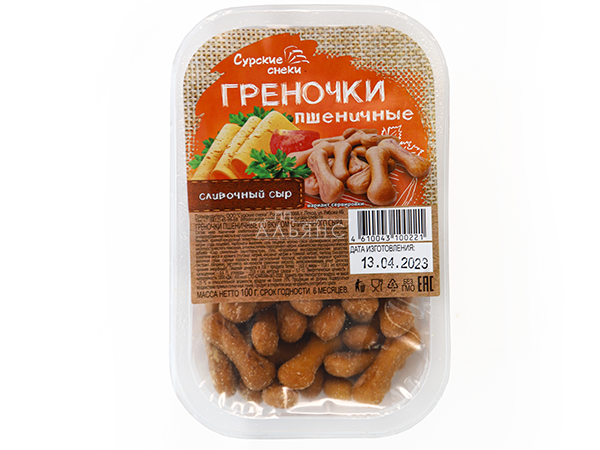 Сурские (ПШЕНИЧНЫЕ) Сливочный сыр (100 гр) в Нефтеюганске