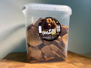 Лаваш со вкусом мексиканского соуса: Ведро Ржаные гренки со вкусом Сметана зелень (1 кг)