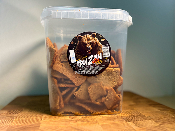 Ведро Ржаные гренки со вкусом Крылышки Барбекю (1 кг) в Нефтеюганске