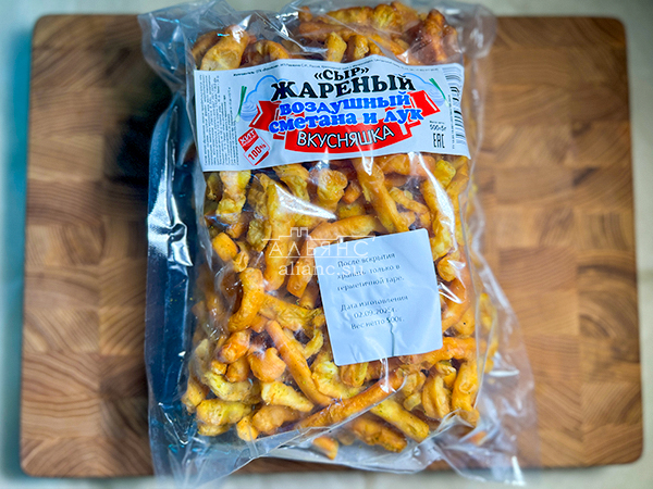 Жареный сыр "ВКУСНЯШКА" со вкусом сметаны и лука (500 гр) в Нефтеюганске