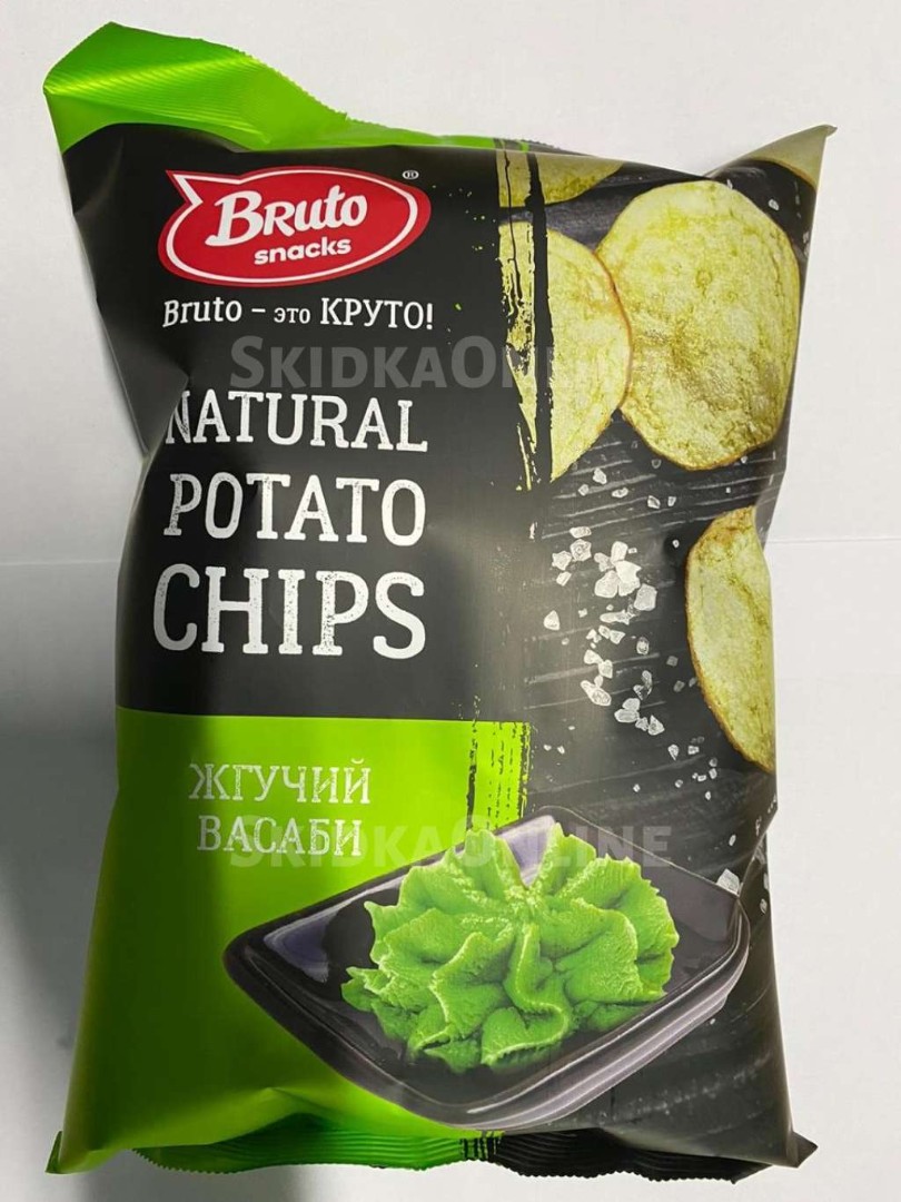 Картофель «Бруто» со вкусом васаби 130 гр. в Нефтеюганске