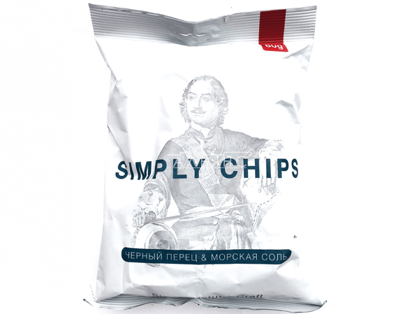 Картофельные чипсы "Simple chips" Морская соль и черный перец 80 гр. в Нефтеюганске